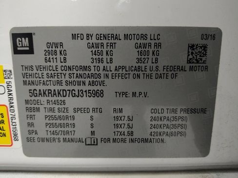 Used 2016 Buick Enclave Convenience FWD image 33