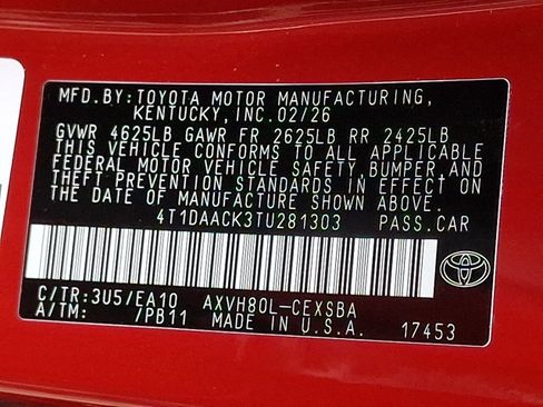 Certified 2026 Toyota Camry SE w/ Convenience Package FWD image 29