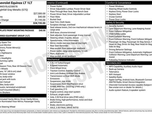 Used 2020 Chevrolet Equinox LT FWD image 27
