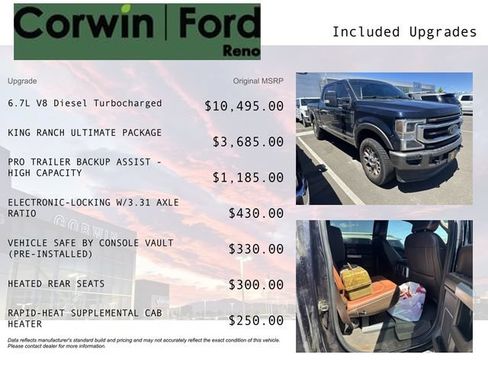 Used 2022 Ford F250 King Ranch w/ King Ranch Ultimate Package AWD/4WD image 3