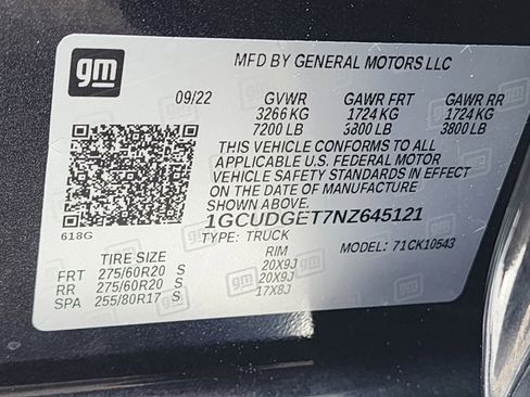 Used 2022 Chevrolet Silverado 1500 LTZ image 34