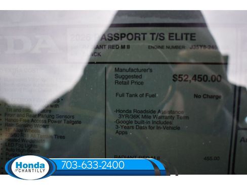 New 2026 Honda Passport TrailSport Elite image 39