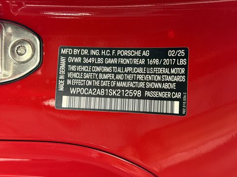 New 2025 Porsche 718 Boxster RWD image 19