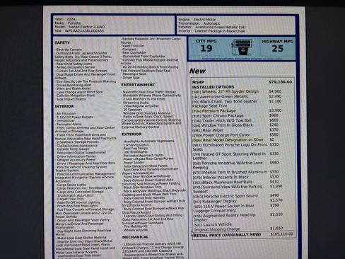 Used 2024 Porsche Macan 4 Electric image 4