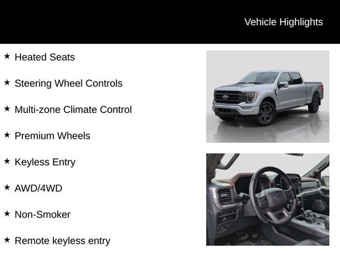 Certified 2023 Ford F150 Lariat w/ Equipment Group 502A High image 26