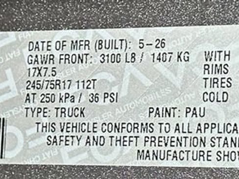 New 2026 Jeep Gladiator Overland AWD/4WD image 47