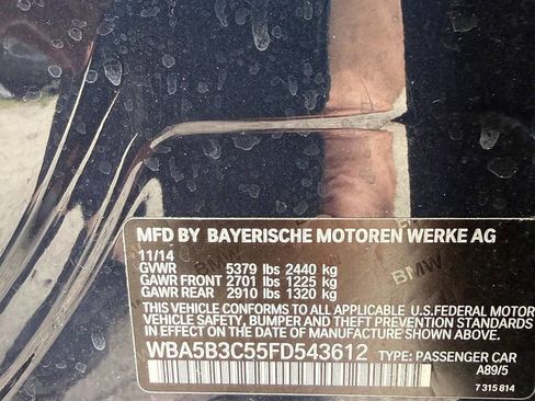 Used 2015 BMW 535i xDrive Sedan AWD/4WD image 22