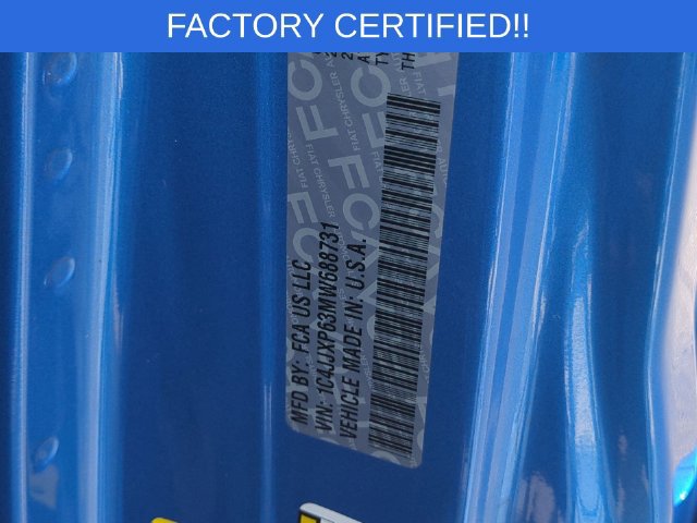 Certified 2021 Jeep Wrangler Unlimited Sahara w/ Cold Weather Group AWD/4WD image 37