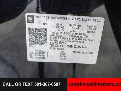Used 2019 Chevrolet Silverado 1500 LTZ w/ LTZ Plus Package AWD/4WD image 33