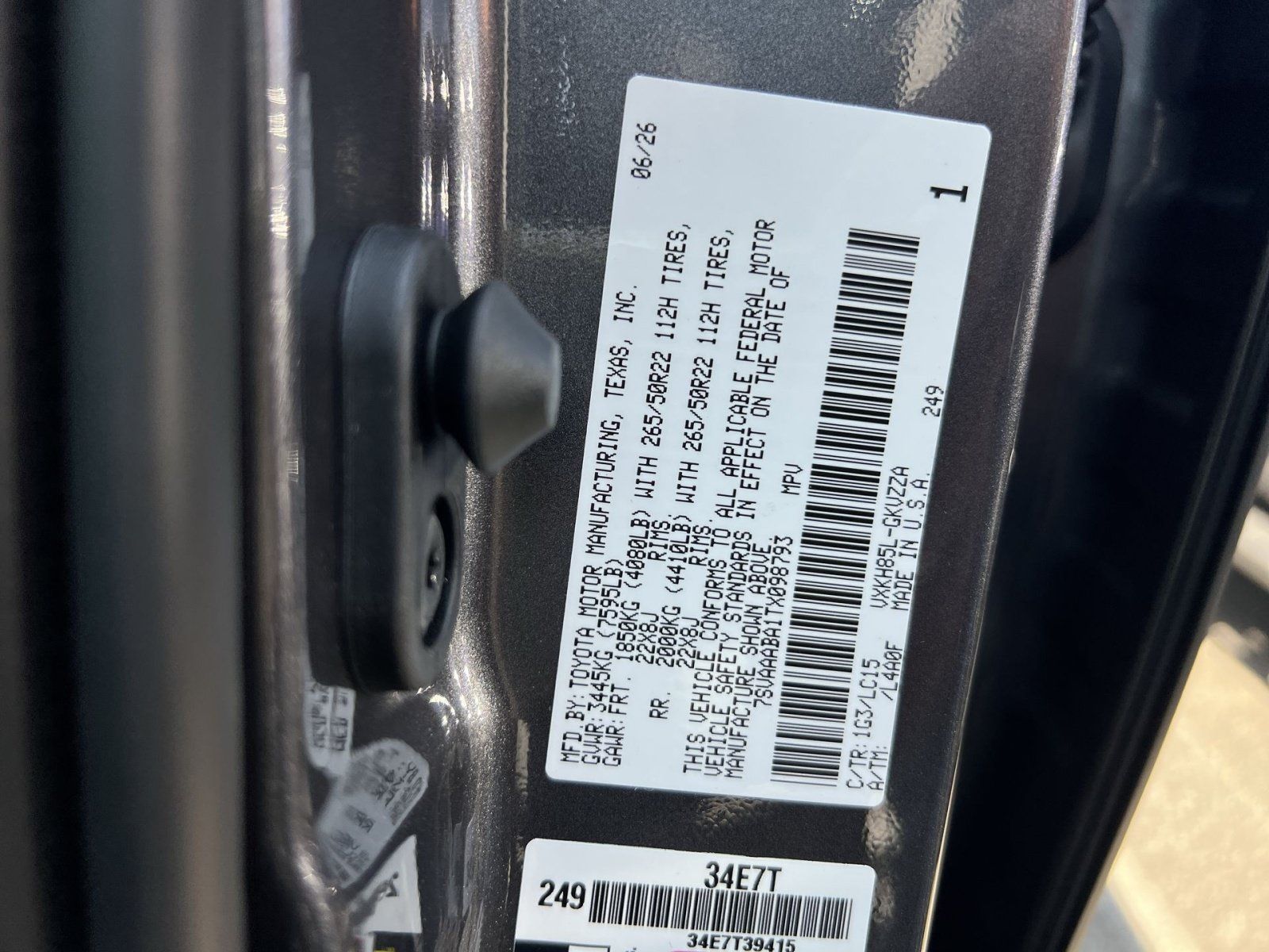 New 2026 Toyota Sequoia Capstone AWD/4WD image 22