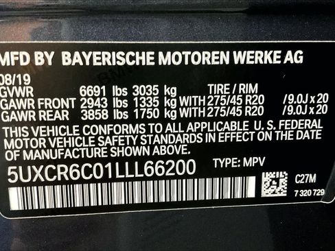 Used 2020 BMW X5 xDrive40i w/ Convenience Package image 38