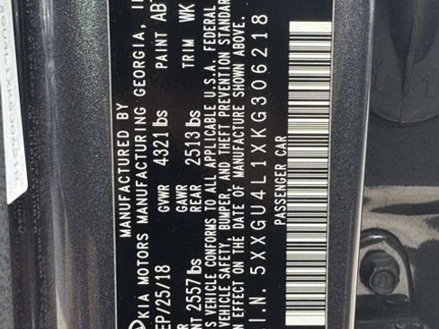 Certified 2019 Kia Optima EX image 17