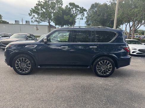 Used 2021 Nissan Armada Platinum w/ Captain's Chairs Package AWD/4WD image 3