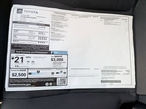 New 2025 Toyota Tacoma SR5 image 17