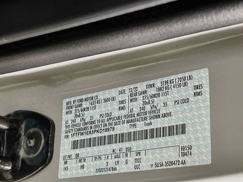 Used 2023 Ford F150 Lariat w/ Equipment Group 502A High AWD/4WD image 29