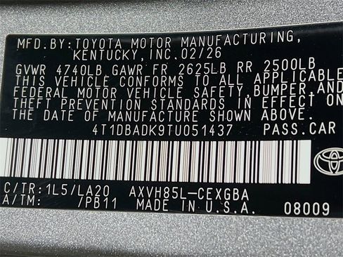 New 2026 Toyota Camry XLE image 25