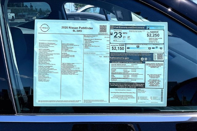 New 2026 Nissan Pathfinder SL w/ Cargo Package FWD image 13