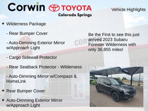 Used 2023 Subaru Forester Wilderness image 4