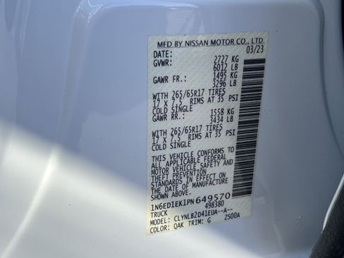 Used 2023 Nissan Frontier SV w/ Tow Package image 26