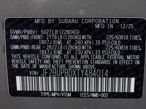 New 2026 Subaru Outback Premium image 47