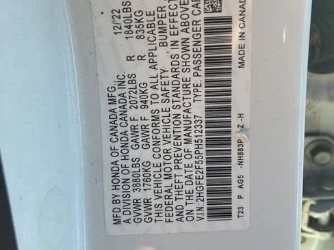 Used 2023 Honda Civic Sport image 17