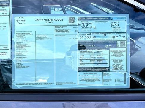 New 2026 Nissan Rogue S FWD image 12
