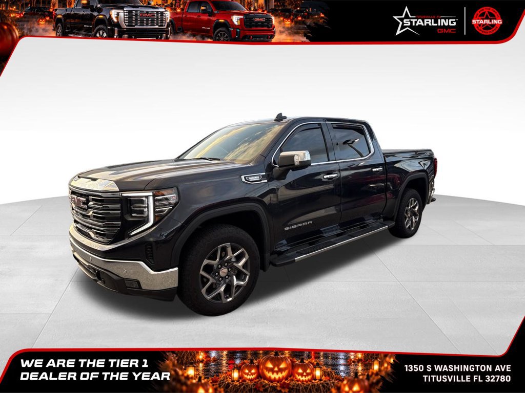 Certified 2025 GMC Sierra 1500 SLT w/ SLT Premium Plus Package AWD/4WD 360° Tour