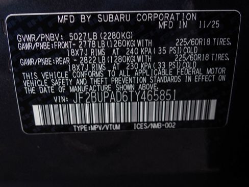 Used 2026 Subaru Outback Premium AWD/4WD image 48