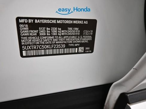 Used 2019 BMW X3 sDrive30i w/ Convenience Package RWD image 17
