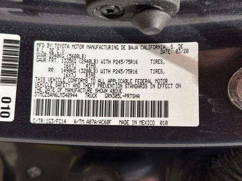 Certified 2020 Toyota Tacoma SR5 w/ Technology Package AWD/4WD image 27