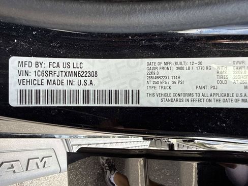 Used 2021 RAM 1500 Laramie AWD/4WD image 34