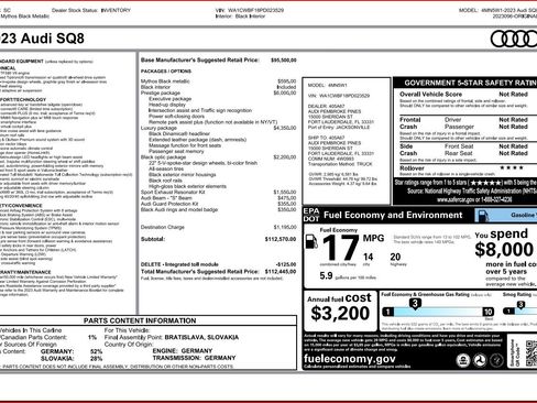 Used 2023 Audi SQ8 Prestige image 12