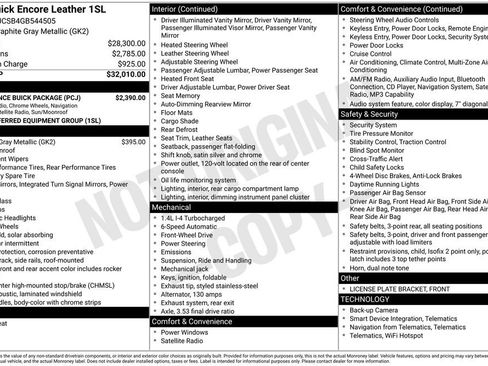 Used 2016 Buick Encore Leather w/ Experience Buick Package image 13