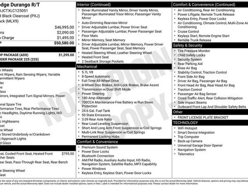 Used 2020 Dodge Durango R/T w/ Blacktop Package AWD/4WD image 30