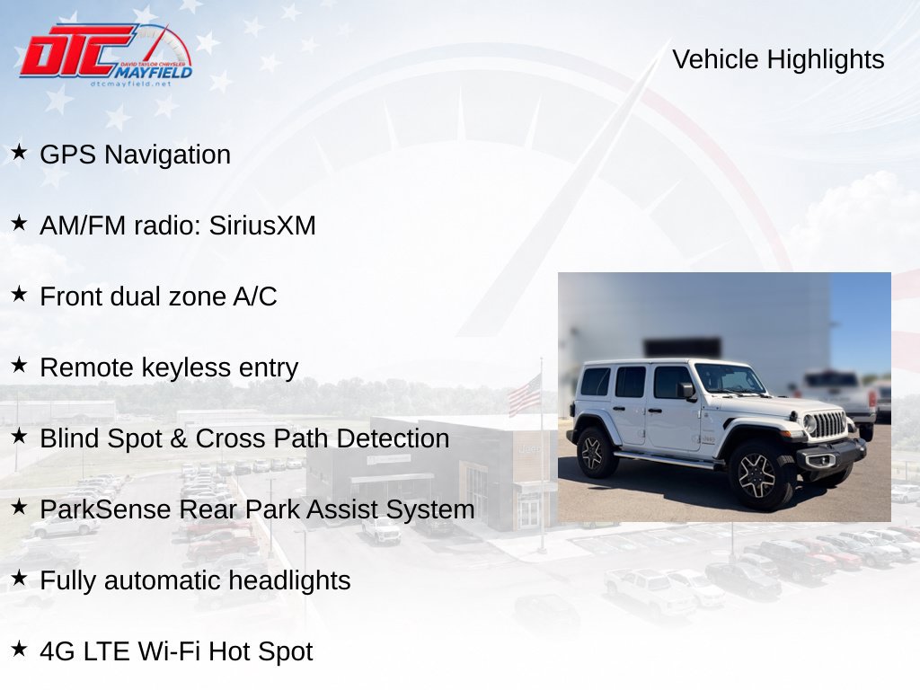 Used 2024 Jeep Wrangler Unlimited Sahara w/ Technology Group AWD/4WD image 6