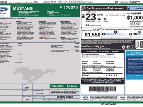 Used 2018 Ford Mustang Premium w/ Ecoboost Performance Package image 29