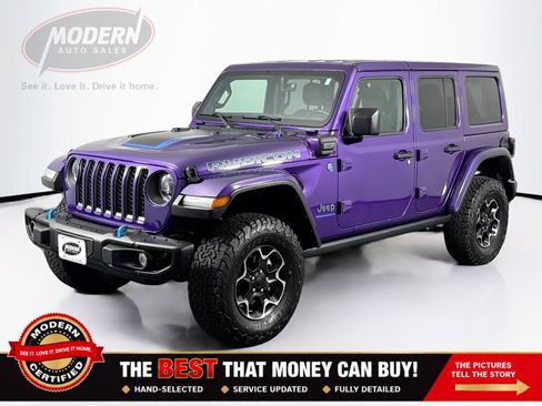 Used 2023 Jeep Wrangler Unlimited Rubicon 4xe w/ Dual Top Group AWD/4WD image 1