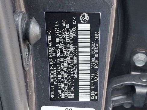Certified 2024 Lexus ES 350 w/ Premium Package FWD image 28