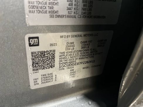 Certified 2023 Chevrolet Silverado 1500 LTZ AWD/4WD image 28