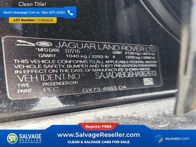 Used 2017 Jaguar XE Premium RWD image 16