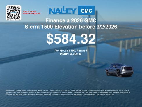 New 2026 GMC Sierra 1500 Elevation w/ Elevation Select Package image 7