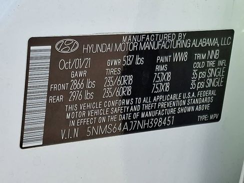 Used 2022 Hyundai Santa Fe SEL w/ Convenience Package FWD image 27