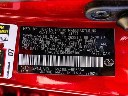 Used 2021 Lexus ES 350 w/ Accessory Package 2 FWD image 28