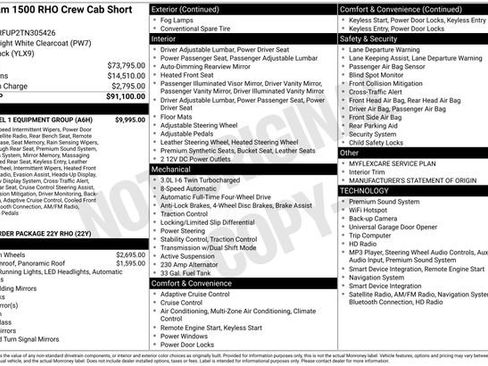 Used 2026 RAM 1500 RHO w/ RHO Level 1 Equipment Group AWD/4WD image 13