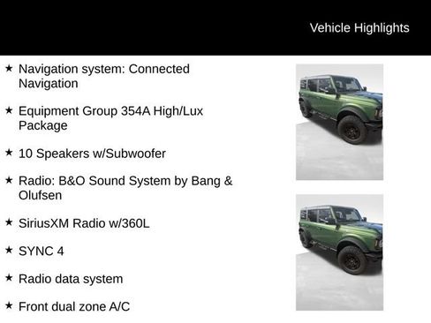 Used 2024 Ford Bronco Wildtrak AWD/4WD image 8