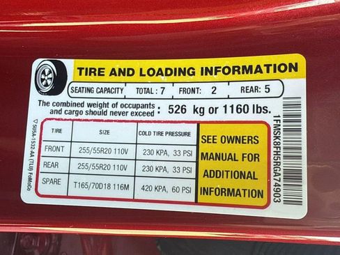 Used 2024 Ford Explorer Limited w/ Equipment Group 301A AWD/4WD image 34