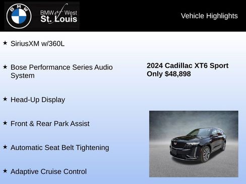 Used 2024 Cadillac XT6 Sport w/ Technology Package image 16
