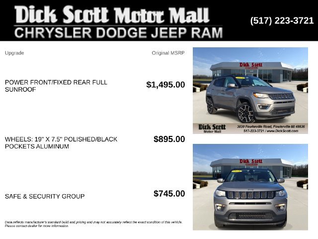 Used 2018 Jeep Compass Limited w/ Safe & Security Group AWD/4WD image 5