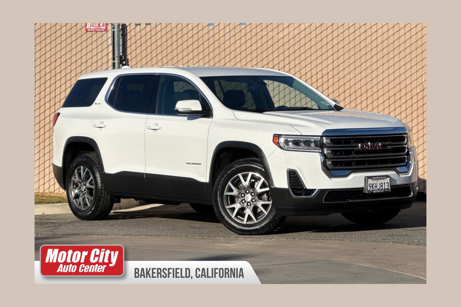 Certified 2023 GMC Acadia SLE w/ LPO, Cargo Package FWD 360° Tour