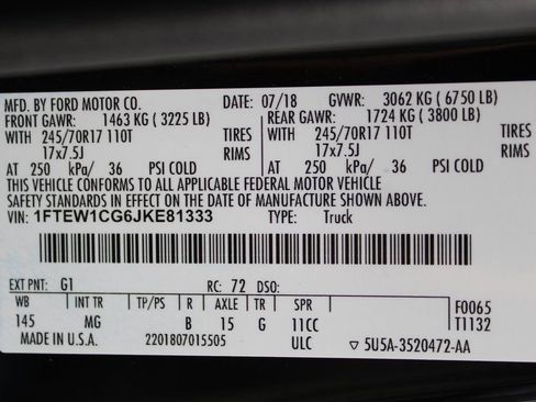Used 2018 Ford F150 XLT RWD image 44